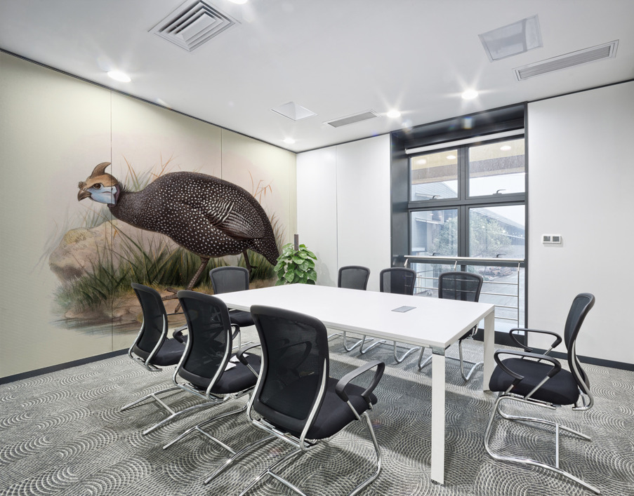 Numida ptilorhyncha. 1872 Wall Printing