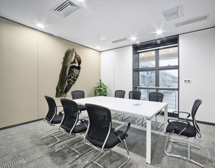 Lesser spotted woodpecker Dryobates minor Wall Printing