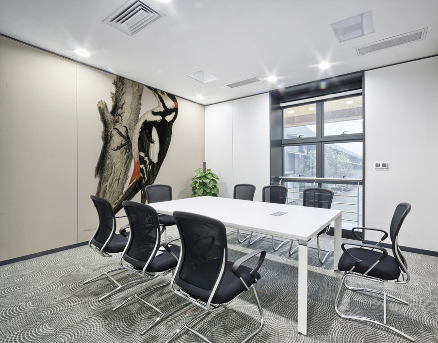 Great spotted woodpecker-male Dryobates major Wall Printing