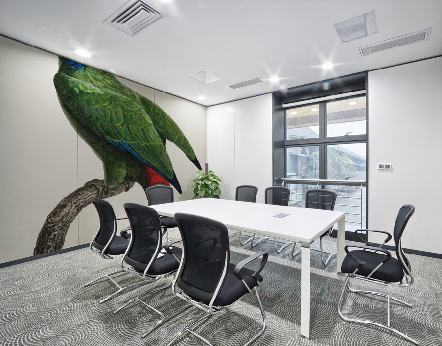 Festive parrot  Wall Printing