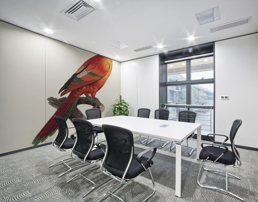 Crimson shining parrot  Wall Printing