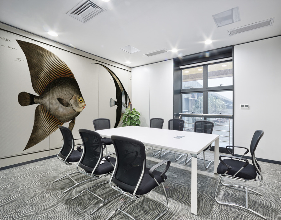 1. Chaetodon Teira 2. Chaetodon Vespertilio Wall Printing