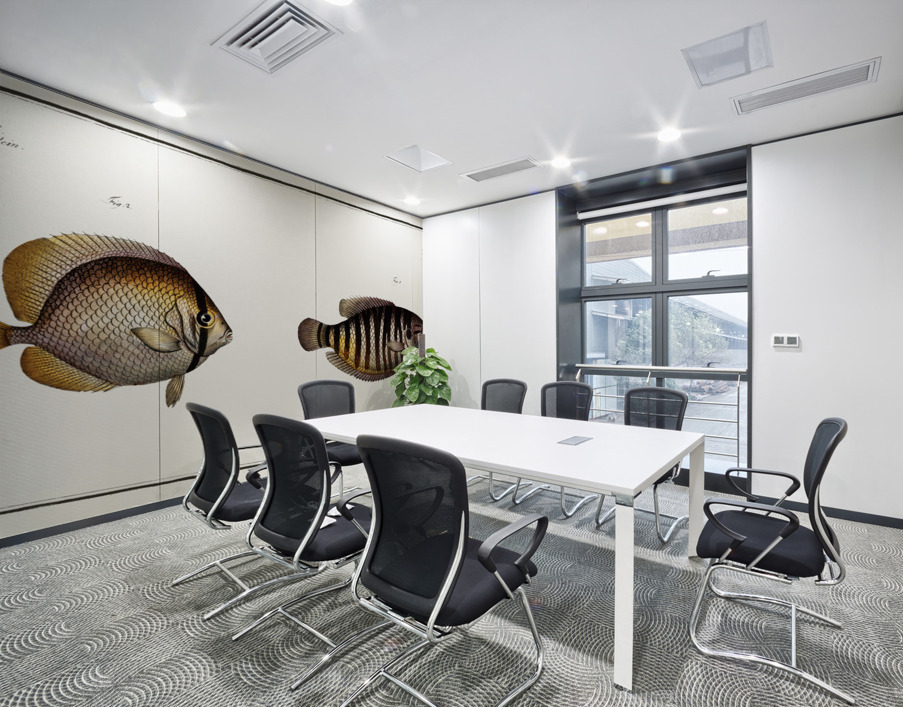 1. Chinese Chetodon Chaetodon Chinensis 2. Kleins Chetodon Chaetodon Kleinii Wall Printing