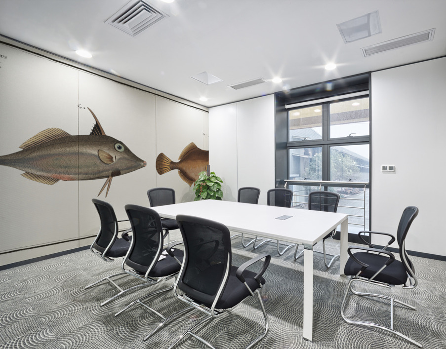 1. Little Old-Wife Balistes Tomentosus 2. Short-nosed tripod fish Balistes biaculeatus Wall Printing