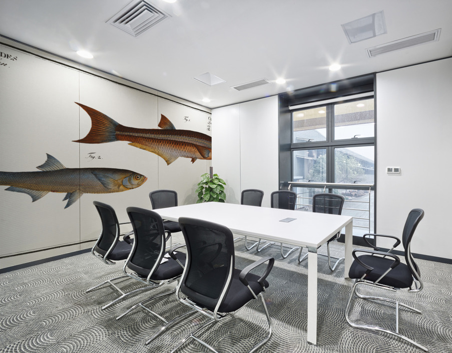 1. Silver-striped Herring Clupea atherinoides 2. Herring-Carp Cyprinus clupeoides Wall Printing