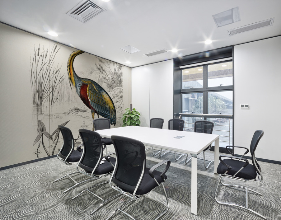 Purple heron Ardea purpurea Wall Printing