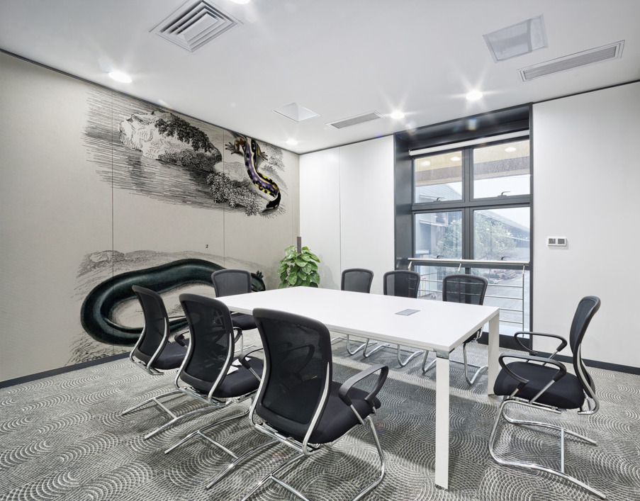 Mudpuppy Menabranchus lateralis and Greater siren Siren lacertina Wall Printing