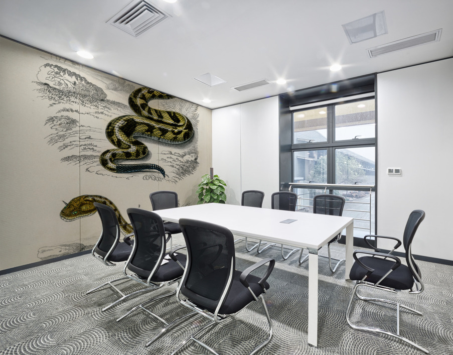 Rattlesnake Crotale and Saharan horned Viper Cerastes Wall Printing