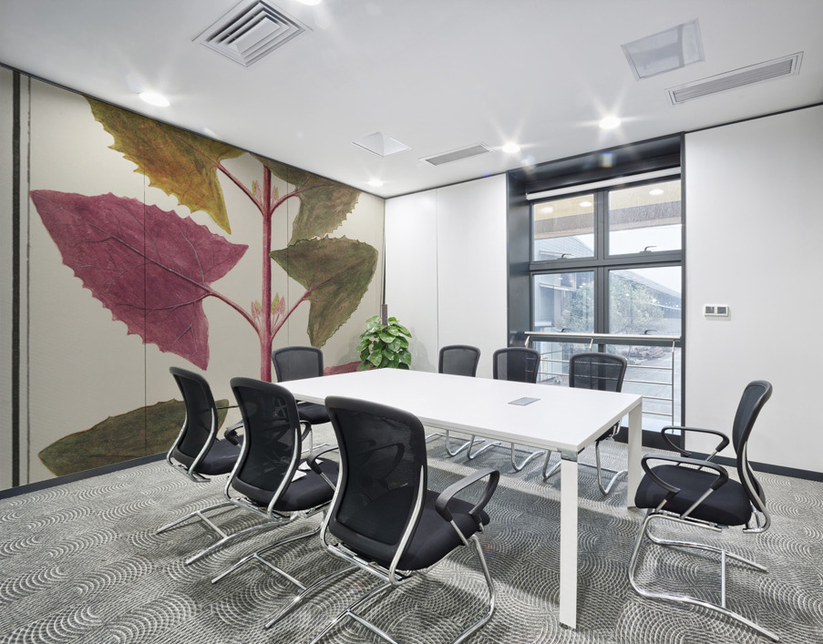 Garden orache in vintage stylered orache Wall Printing