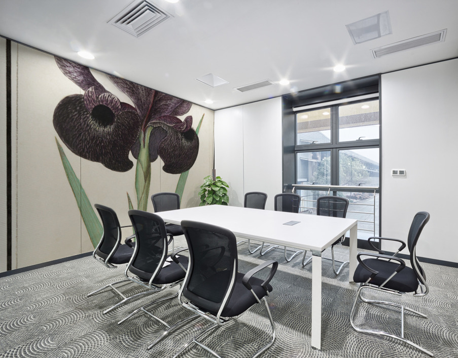 Mourning iris in vintage style Wall Printing