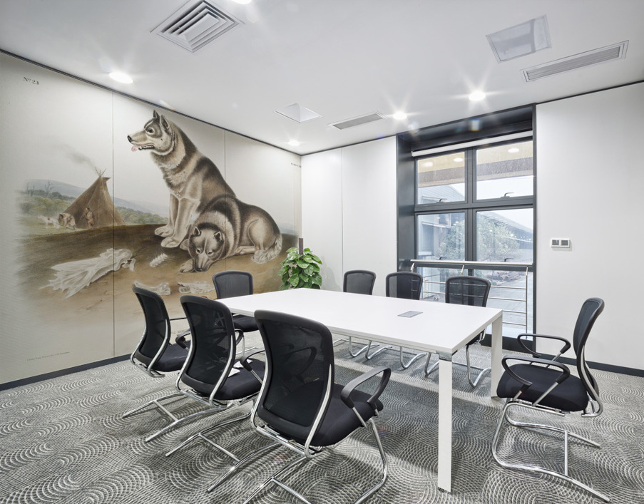 Esquimaux Dog Canis familiaris  Wall Printing