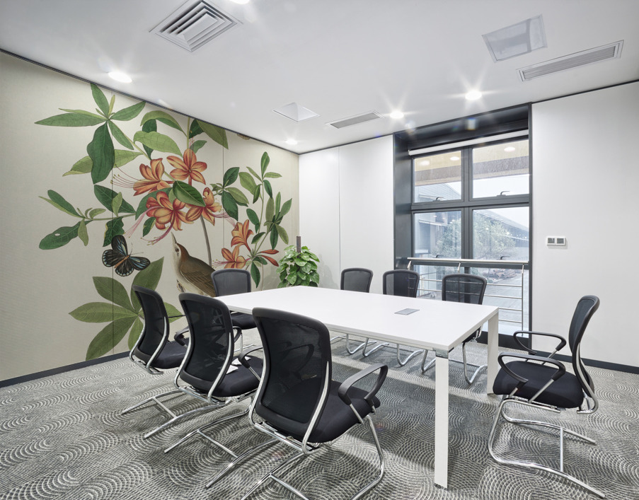 Brown headed Worm eating Warbler Wall Printing