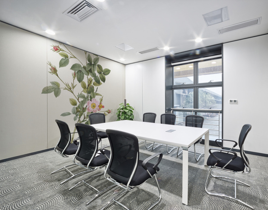 Speckled provins rose Wall Printing