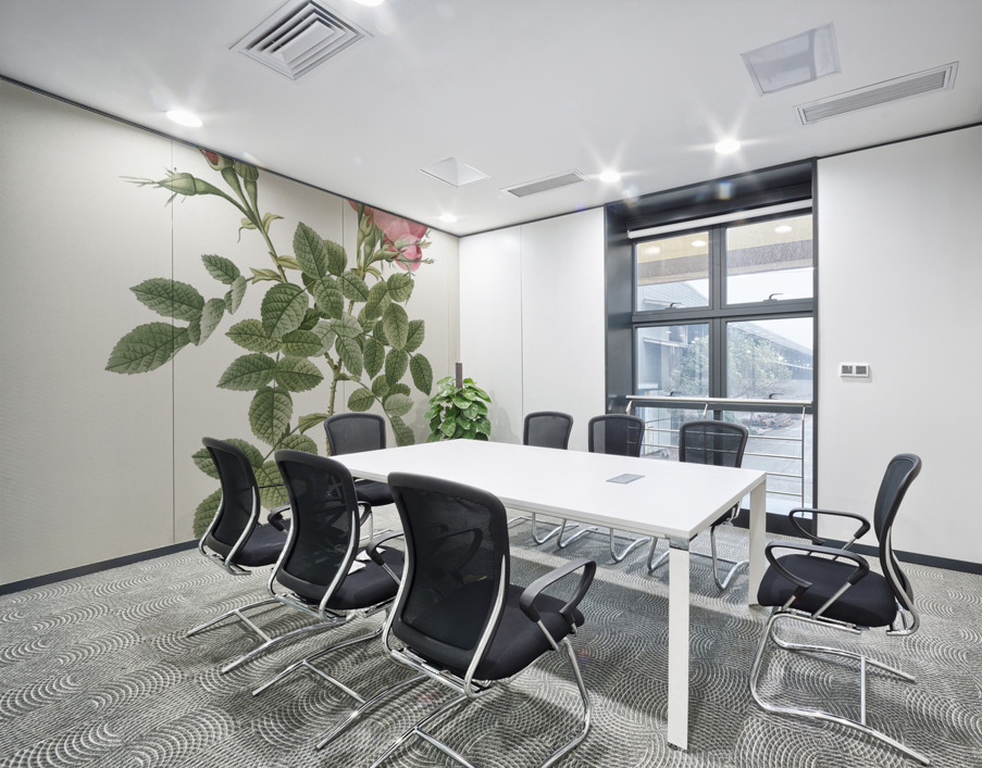 Small damask rose Wall Printing