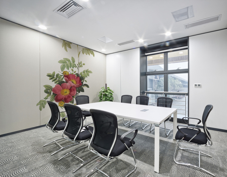 Vintage alpine rose Wall Printing