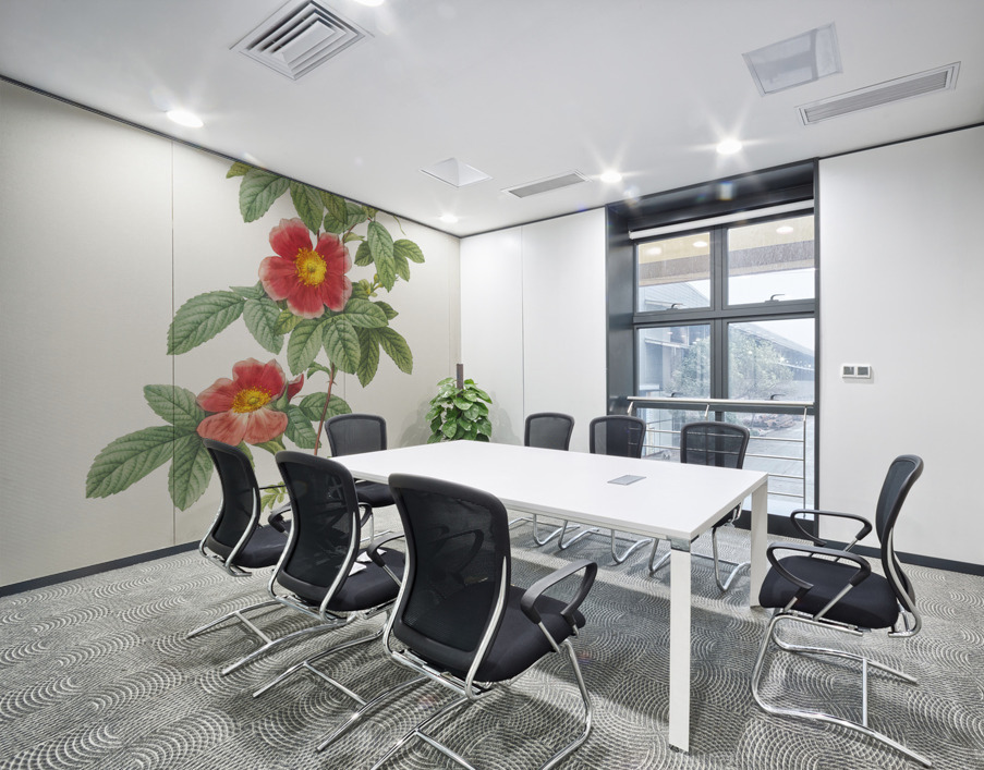 Blooming single may rose Wall Printing