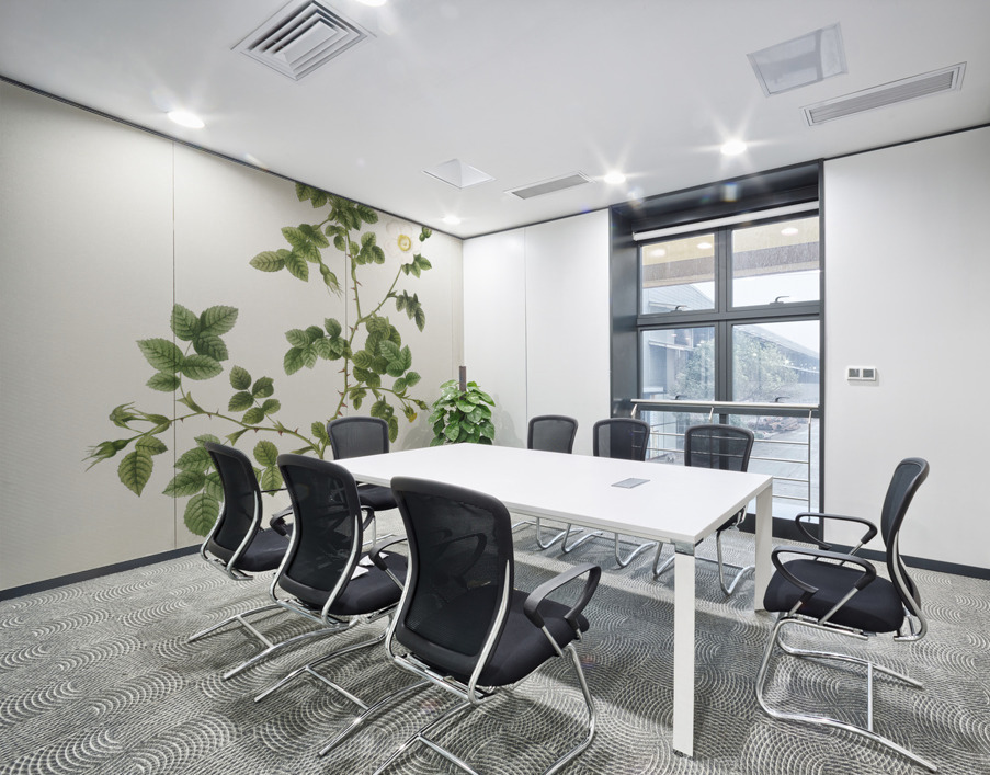 White sweetbriar rose Wall Printing