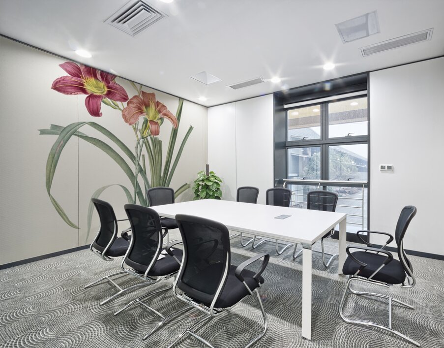 Orange day lily illustration  Wall Printing