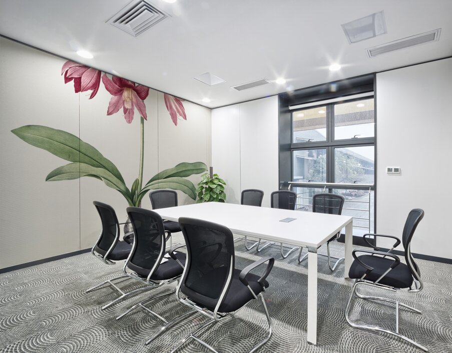 Netted-veined amaryllis illustration  Wall Printing