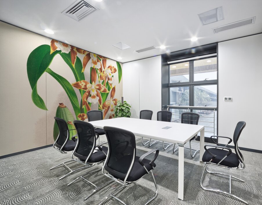 Odontoglossum luteo-purpureum Wall Printing