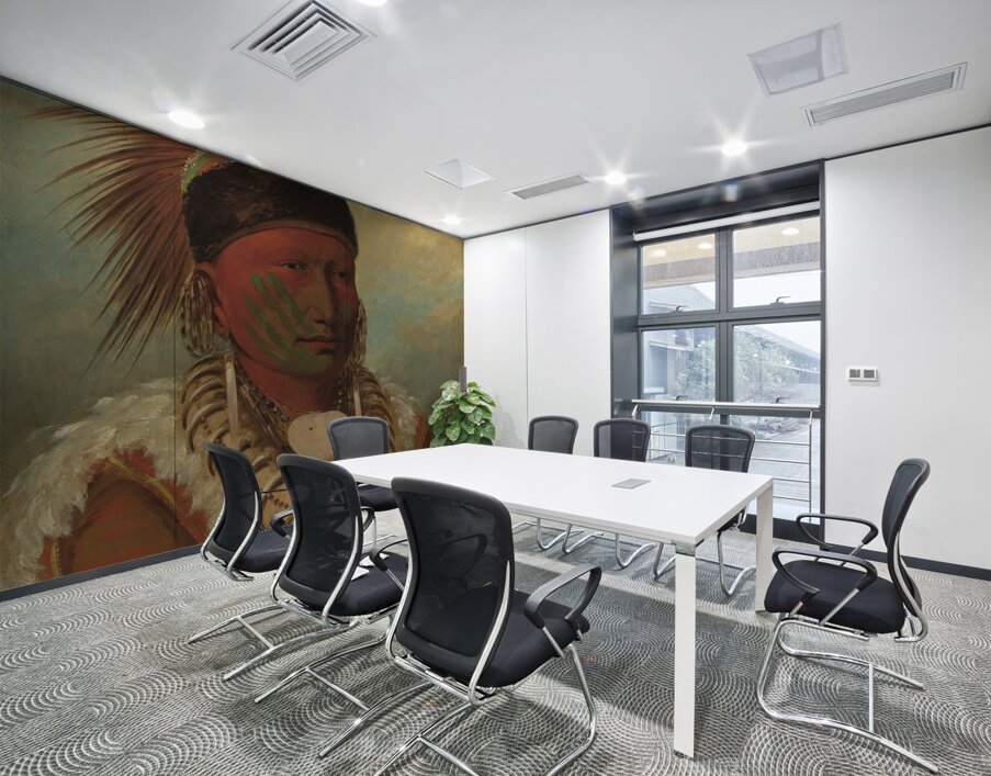 The White Cloud Head Chief of the Iowas 1844-1845 Wall Printing