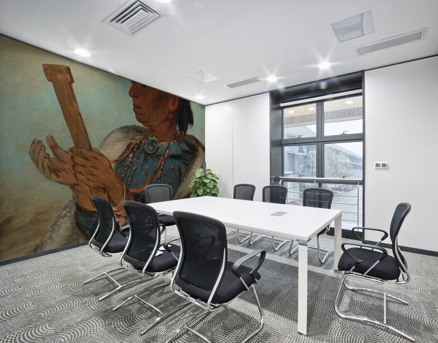 Ah-Tón-We-Tuck Cock Turkey Repeating His Prayer 1830 Wall Printing