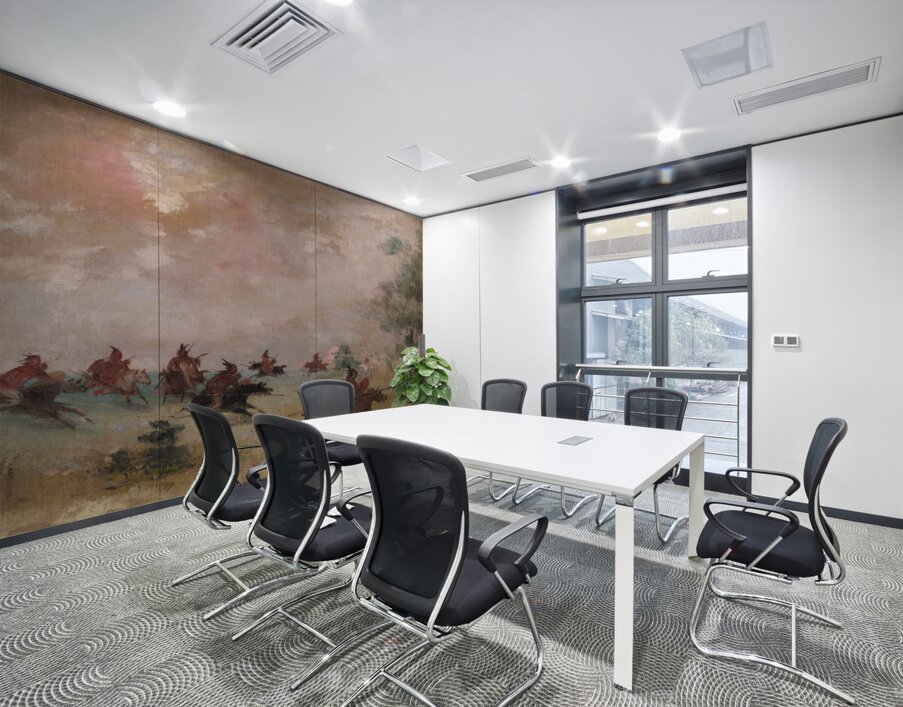 Comanche War Party Mounted On Wild Horses 1834-1837 Wall Printing