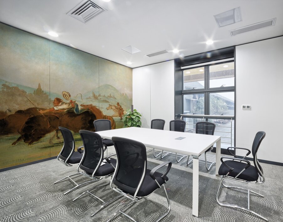 Batiste And I Running Buffalo Mouth of The Yellowstone 1832-1833 Wall Printing