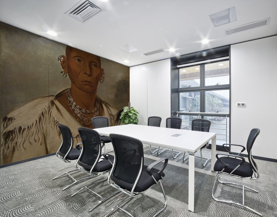 Múk-A-Tah-Mish-O-Káh-Kaik Black Hawk Prominent Sac Chief 1832 Wall Printing