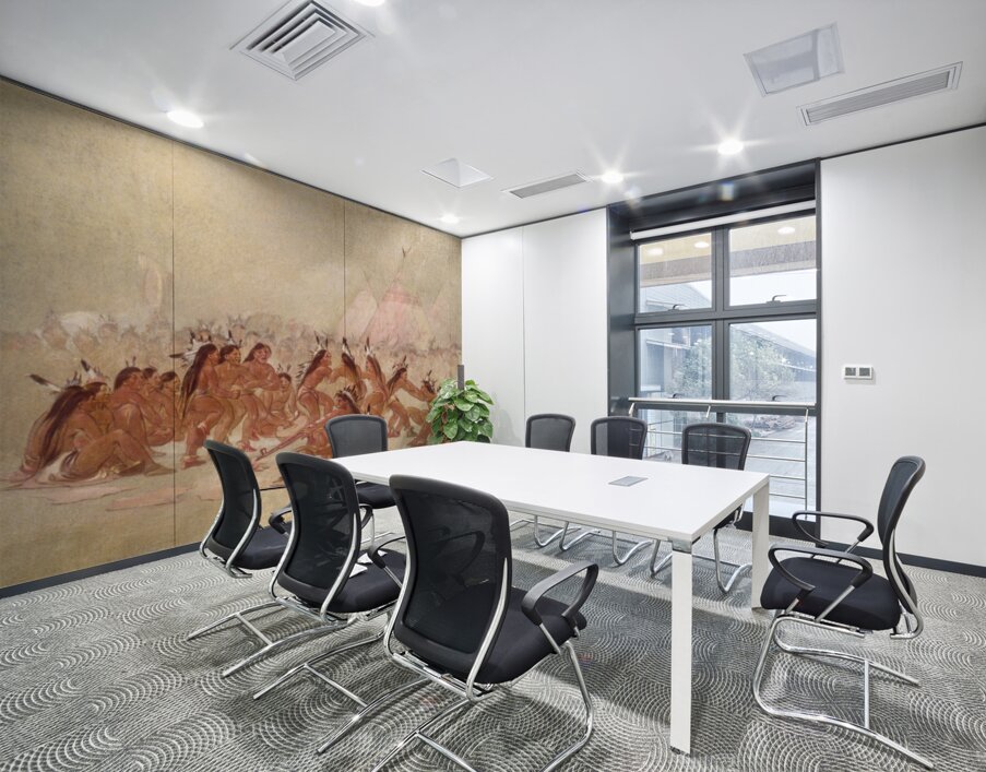 Pipe Dance Assiniboine 1835-1837 Wall Printing