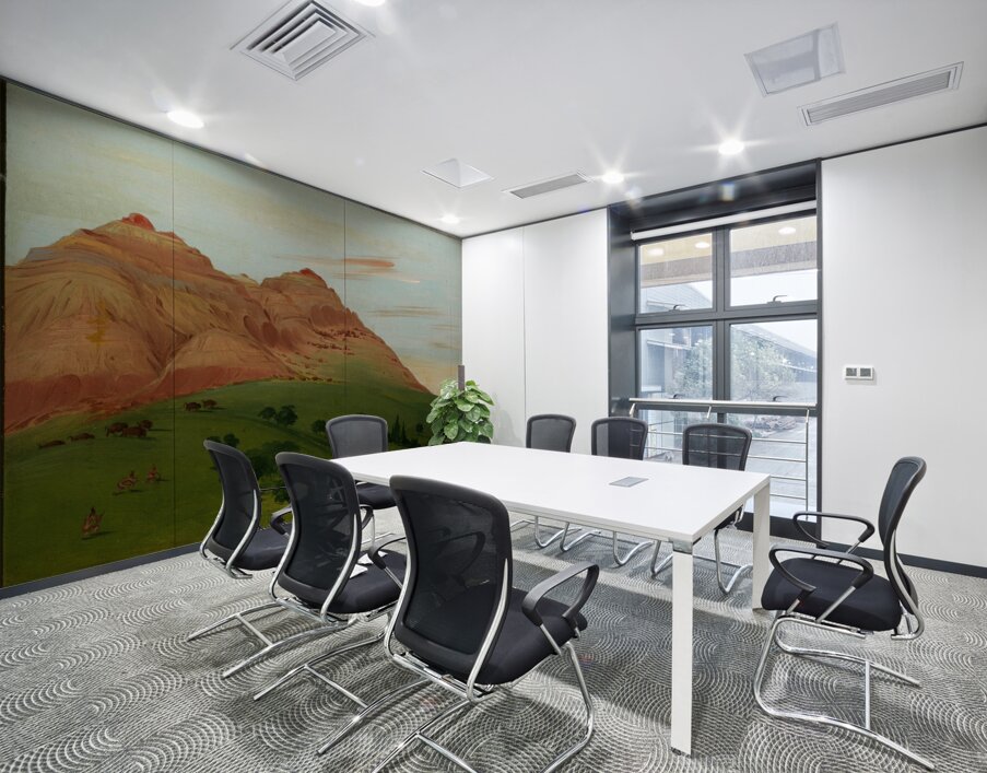 View In The Grand Detour 1900 Miles Above St. Louis 1832 Wall Printing