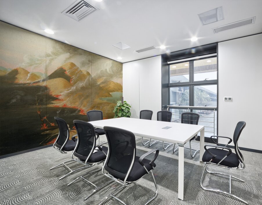 Prairie Bluffs Burning 1832 Wall Printing