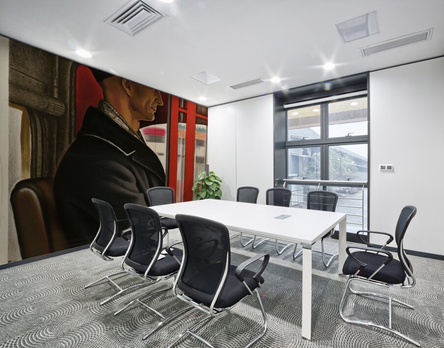 Seeing it Through Wall Printing