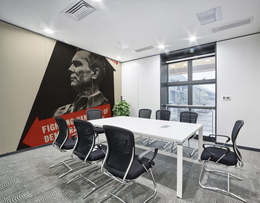 Death to Fascism! Liberty to the People! Wall Printing