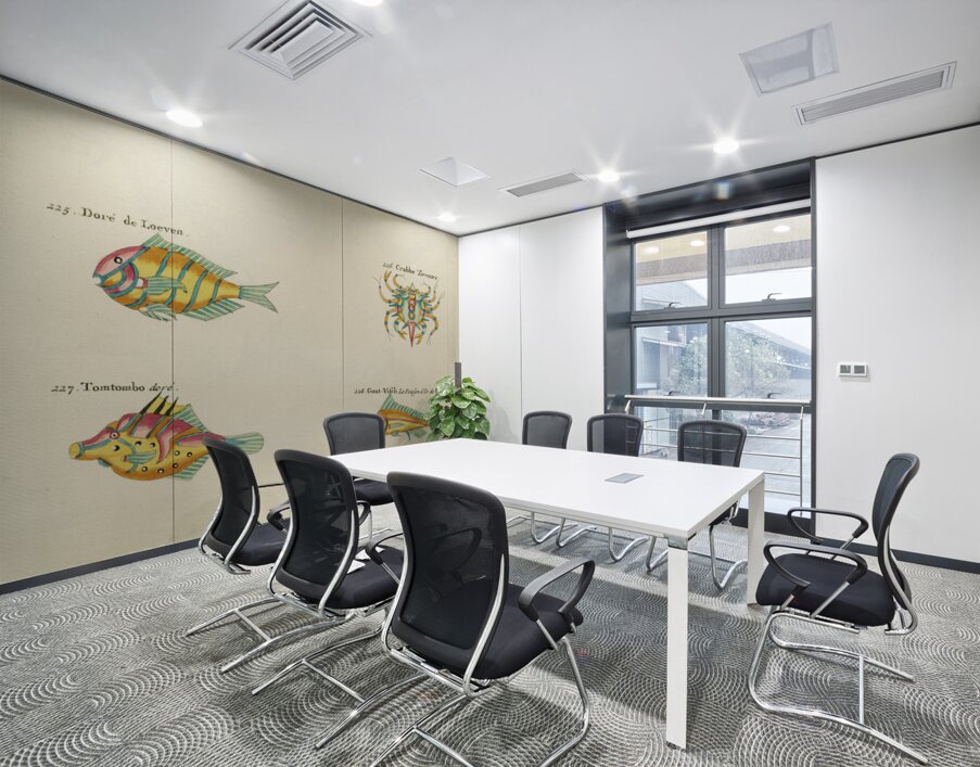 Colourful and surreal illustrations of fishes lobsters and crab found in Moluccas Indonesia and the East Indies by Louis Renard 1678 -1746 from Histoire naturelle des plus rares curiositez de la mer des Indes 1754. Wall Printing