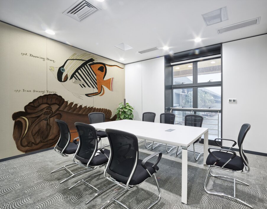 Colourful and surreal illustrations of fishes found in Moluccas Indonesia and the East Indies by Louis Renard 1678 -1746 from Histoire naturelle des plus rares curiositez de la mer des Indes 1754. Wall Printing