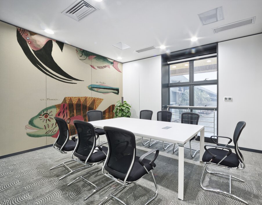 Colourful and surreal illustrations of fishes found in Moluccas Indonesia and the East Indies by Louis Renard 1678 -1746 from Histoire naturelle des plus rares curiositez de la mer des Indes 1754. Wall Printing