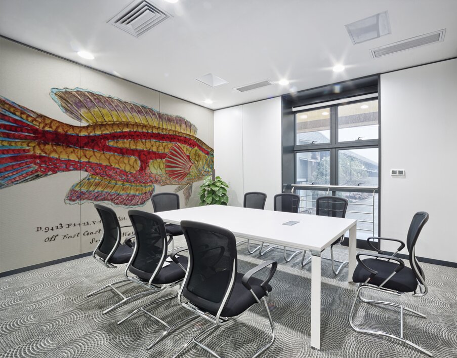 Antique Prickly anglerfish South Pacific Fishes by Frank Edward Clarke 1849-1899.  Wall Printing