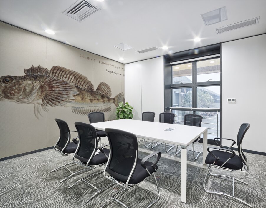 Antique fish Blennodon dorsale Giant triplefin South Pacific Fishes by Frank Edward Clarke 1849-1899.  Wall Printing