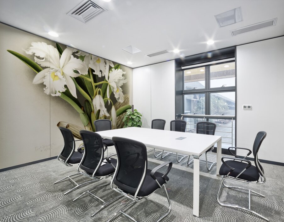 Cattleya labiata from Reichenbachia Orchids 1888-1894 illustrated by Frederick Sander 1847-1920.  Wall Printing