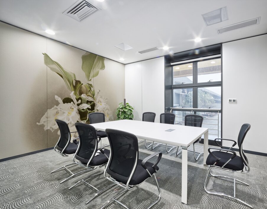 Trischopilia suavis alba from Reichenbachia Orchids 1888-1894 illustrated by Frederick Sander 1847-1920.  Wall Printing