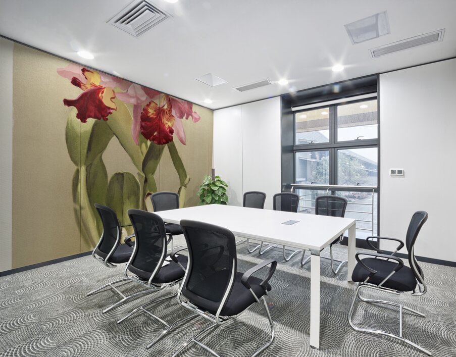 Cattleya hybrida hardyana from Reichenbachia Orchids 1888-1894 illustrated by Frederick Sander 1847-1920.  Wall Printing