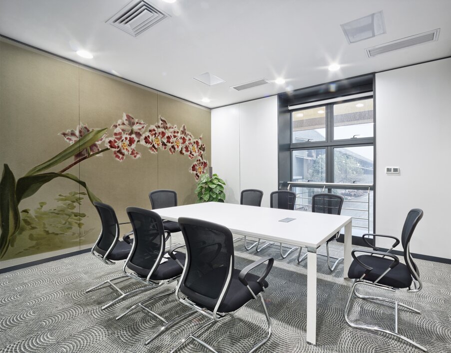 Odontoglossum crispum mundyanum from Reichenbachia Orchids 1888-1894 illustrated by Frederick Sander 1847-1920.  Wall Printing