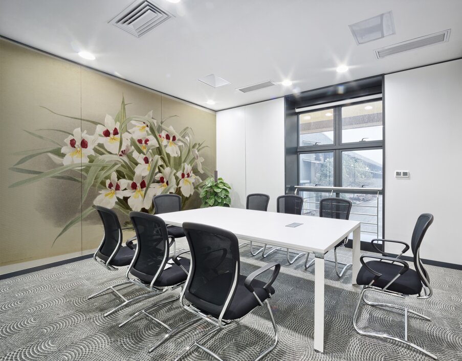 Odontoglossum roezlii from Reichenbachia Orchids 1888-1894 illustrated by Frederick Sander 1847-1920.  Wall Printing