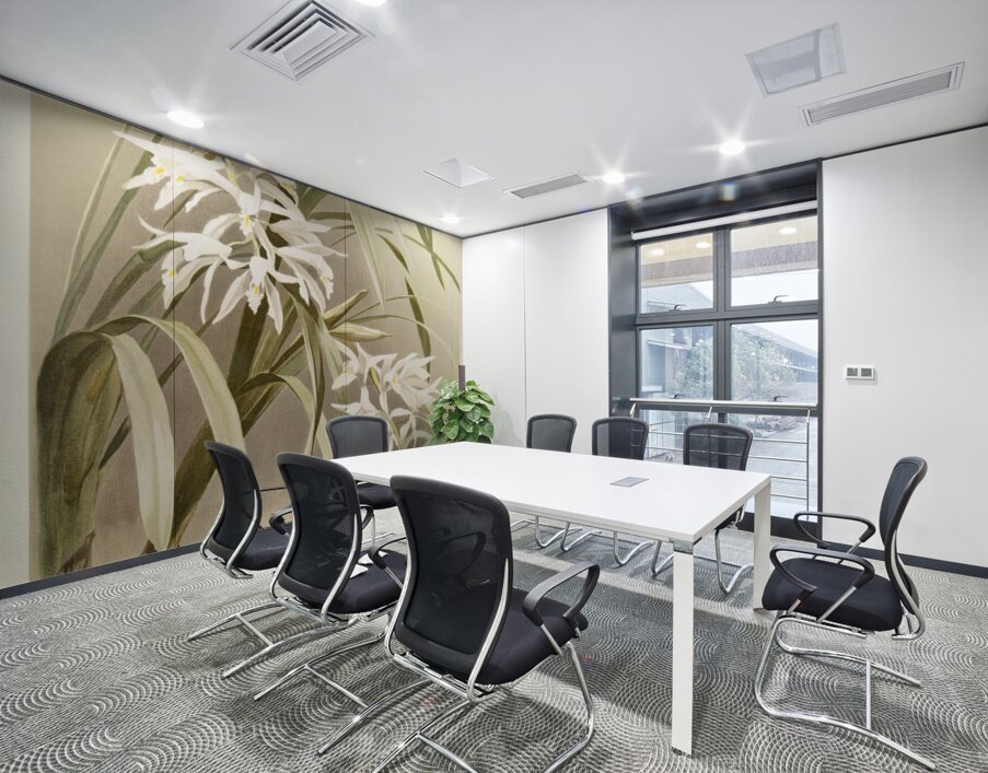 Cymbidium mastersi from Reichenbachia Orchids 1888-1894 illustrated by Frederick Sander 1847-1920.  Wall Printing