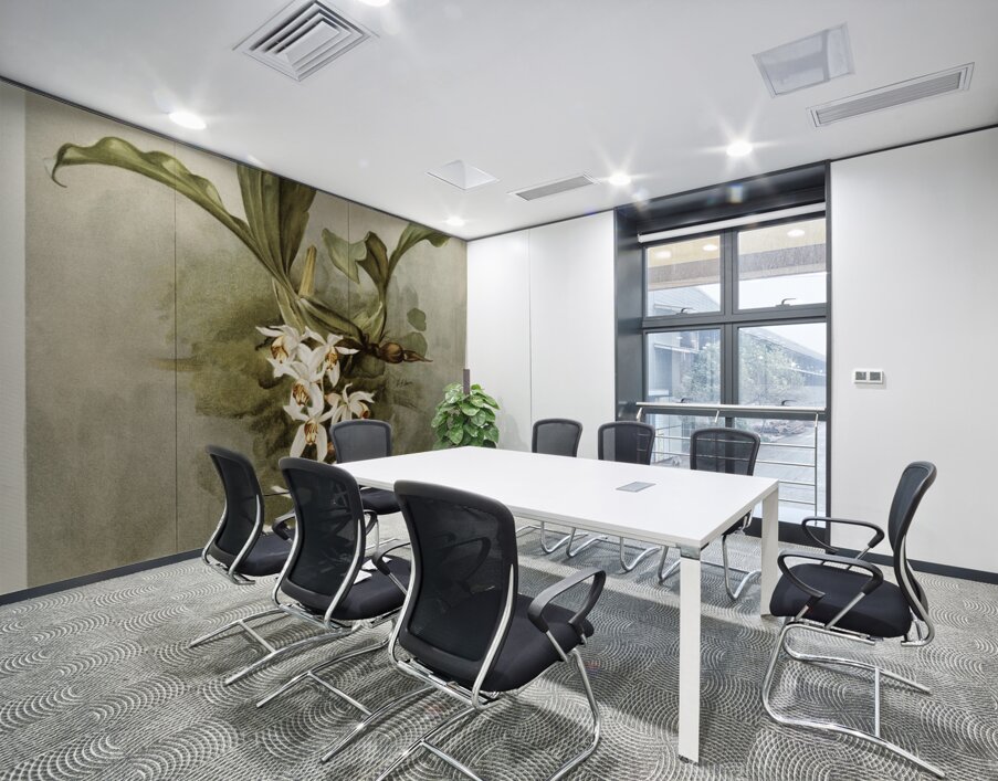 Swains Coelogyne Coelogyne swaniana from Reichenbachia Orchids 1888-1894 illustrated by Frederick Sander 1847-1920.  Wall Printing