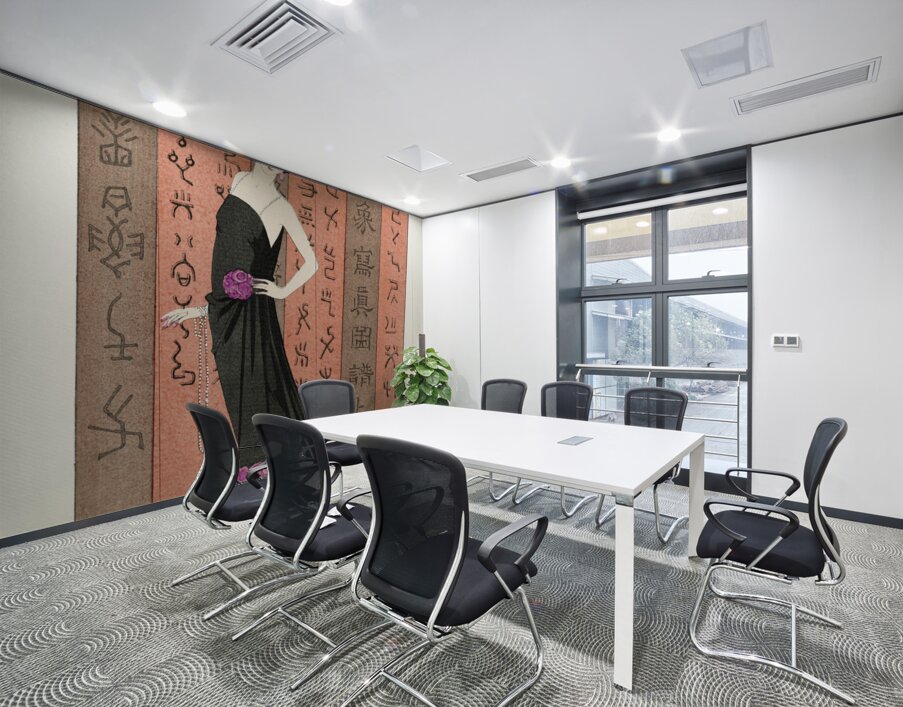 Le paravent rouge: Robe du soir de Worth from Gazette du Bon Ton. Art &ndash Modes & Frivolit&eacutes: Famous Fashion Houses No. 10 Pl. 80 1921 fashion illustration  by George Barbier.  Wall Printing