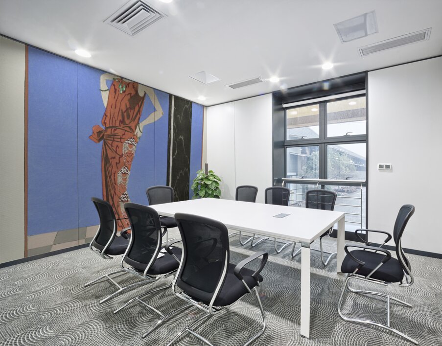 La chambre bleue darth&eacutenice / Robe du soir de Beer from Gazette du Bon Ton. Art &ndash Modes & Frivolit&eacutes: Evening Attire No. 1 1923 fashion illustration  by George Barbier.  Wall Printing