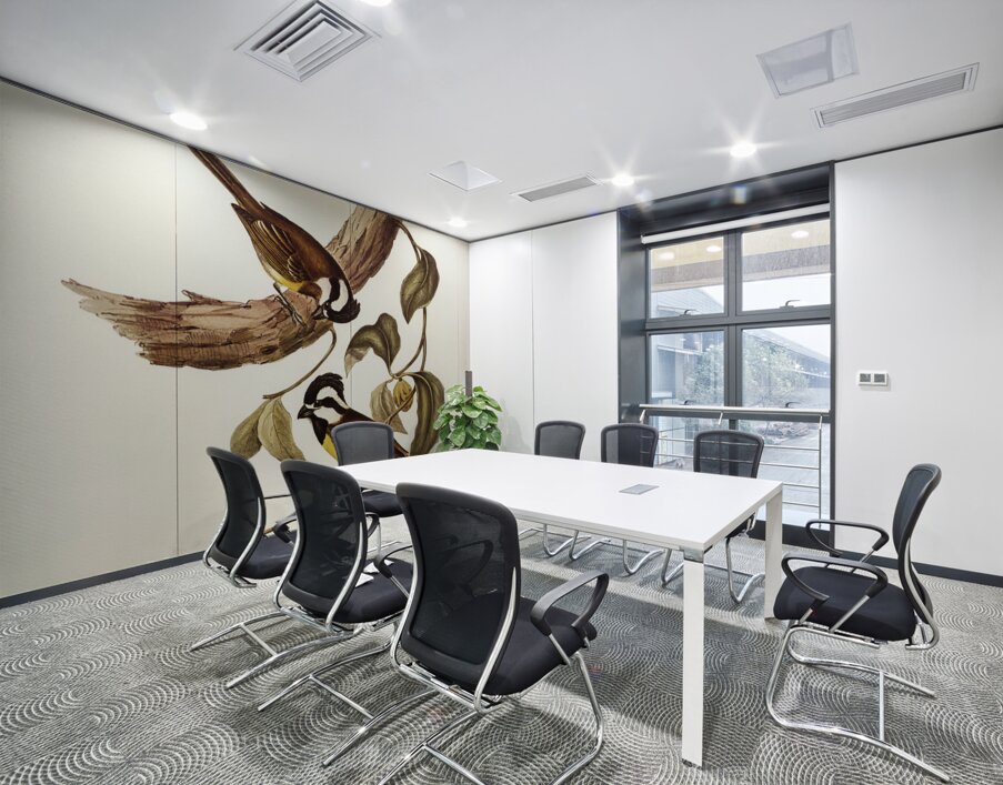 White-bellied Shrike-Tit Falcunculus leucogaster illustrated by Elizabeth Gould 1804–1841 for John Gould’s 1804-1881 Birds of Australia  Wall Printing