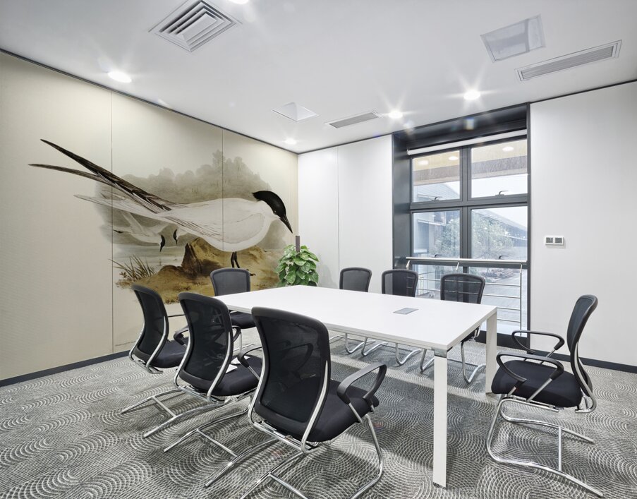 Great-footed Tern Gelochelidon macrotarsa illustrated by Elizabeth Gould 1804–1841 for John Gould’s 1804-1881 Birds of Australia  Wall Printing